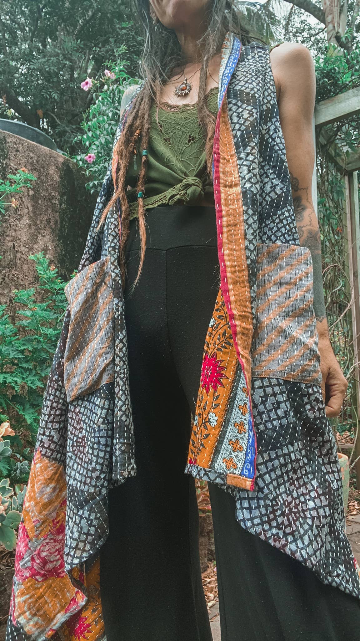 Kantha Vest